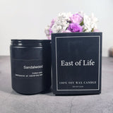 Handmade Smokeless Soy Wax Frosted Candle