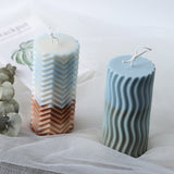 Creative Shaped Cylindrical Candle Mold Soy Wax White Beeswax Paraffin Aromatherapy Candle DIY Materials