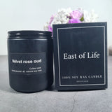 Handmade Smokeless Soy Wax Frosted Candle