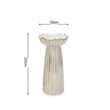 Modern Light Luxury Electroplating Candle Holder Ceramic Crafts Ornaments