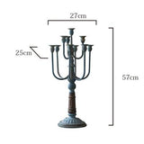 Retro Moroccan Light Luxury Homestay Resin Candle Holder