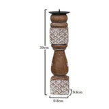 Retro Moroccan Light Luxury Homestay Resin Candle Holder