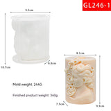 Portrait Soy Wax Aromatherapy Candle Silicone Mold