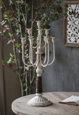 Retro Moroccan Light Luxury Homestay Resin Candle Holder