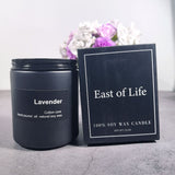 Handmade Smokeless Soy Wax Frosted Candle