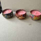 3Pcs vanilla Scented Candle Wax Tarts Shot Melts 100% Soy Wax 2.5oz Decorative