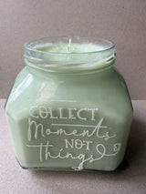 23 Oz 100% Soy Green Wax. Vanilla Scent.