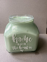 23 Oz 100% Soy Green Wax. Vanilla Scent.