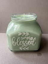 23 Oz 100% Soy Green Wax. Vanilla Scent.